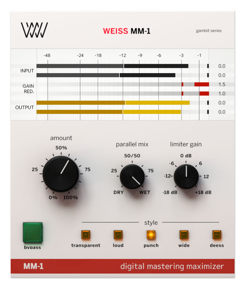 Softube Weiss MM-1 Mastering Maximizer